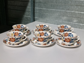 Engels Franciscan Kismet Myott Meakin set 6x Kop en schotels