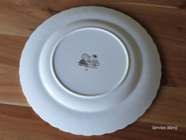 Engels bruin ingekleurd Jachtservies Myott's Country Life serveerbord 31 cm