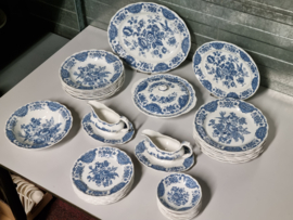 Engels Ridgway Windsor blauw Eetservies 8 personen