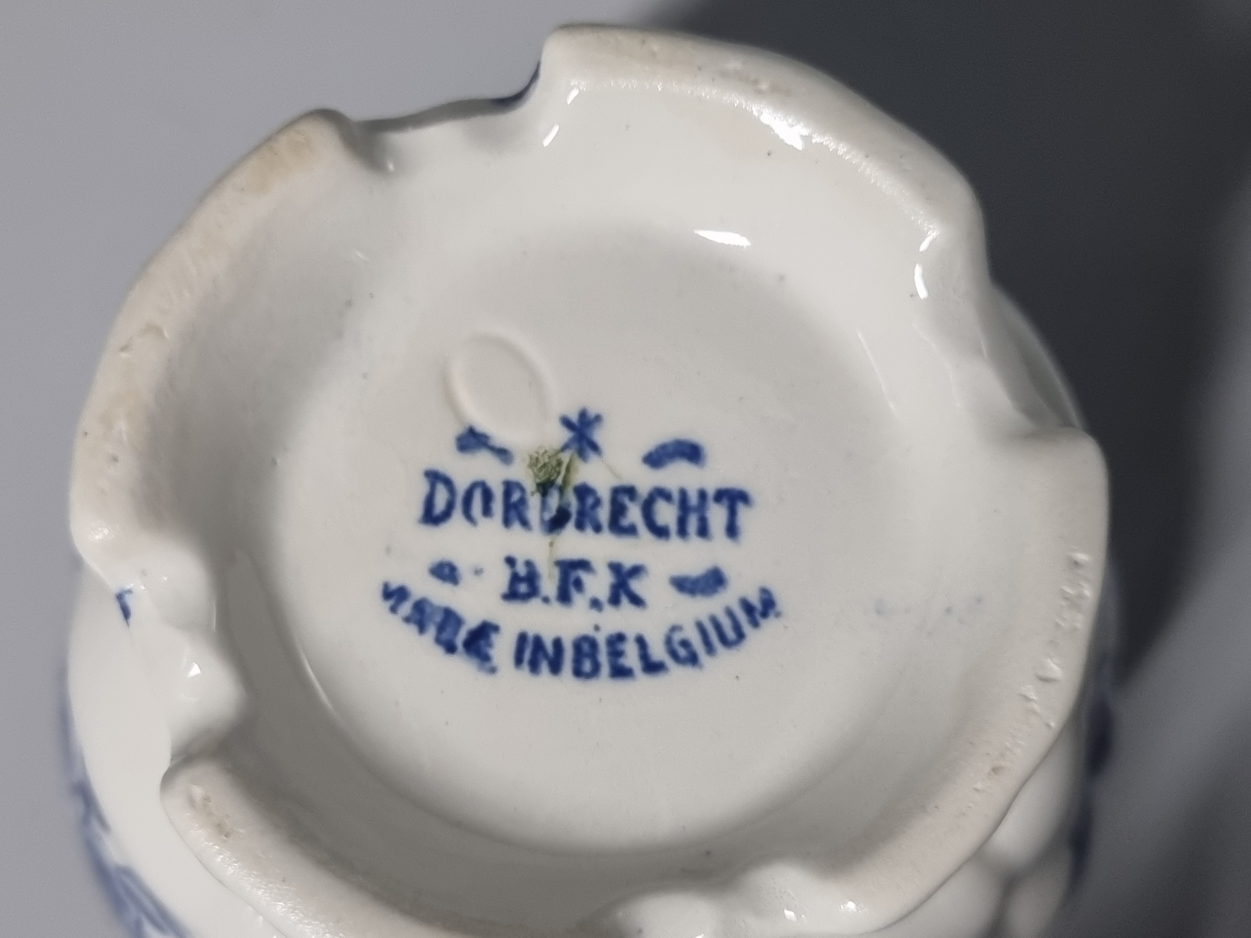 Boch BFK decor Dordrecht blauw Roomkan Kan 11 cm