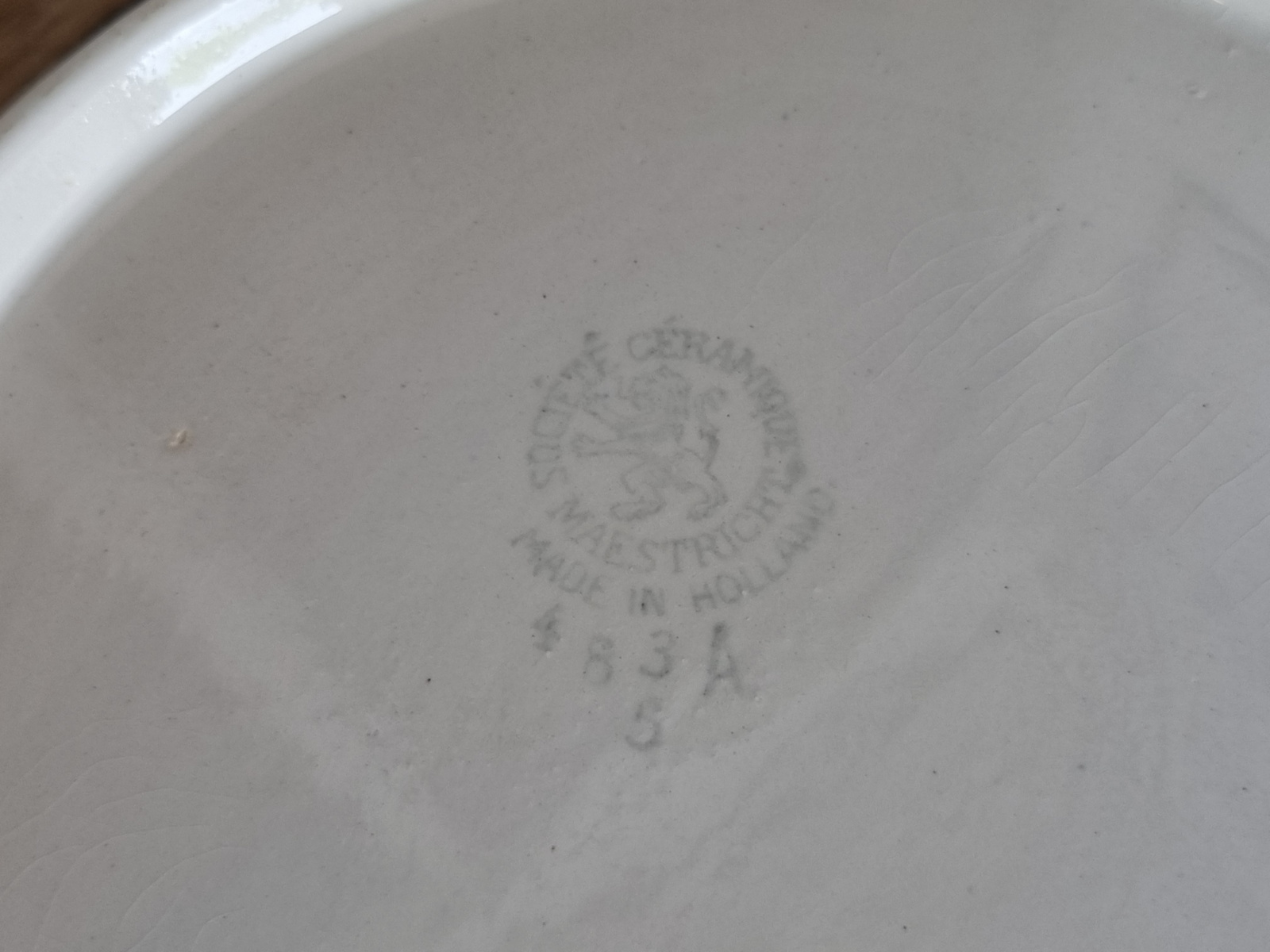 Oud Boerenbont Societe Ceramique 483a Dekschaal Terrine