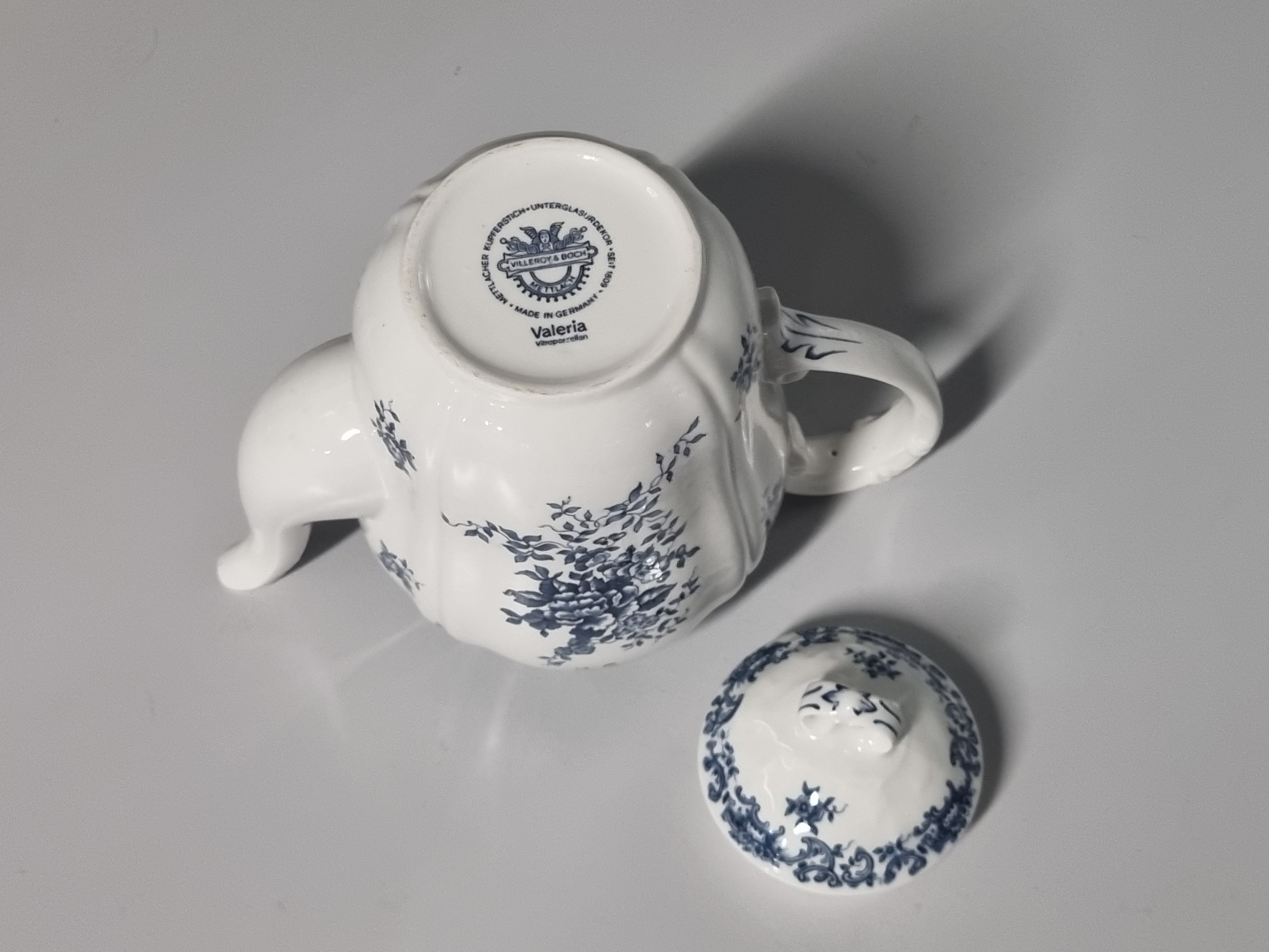 Villeroy en Boch Valeria blauw Koffiepot Theepot