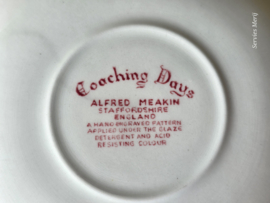 Engels rood Meakin Coaching Days set 5x kop en schotel