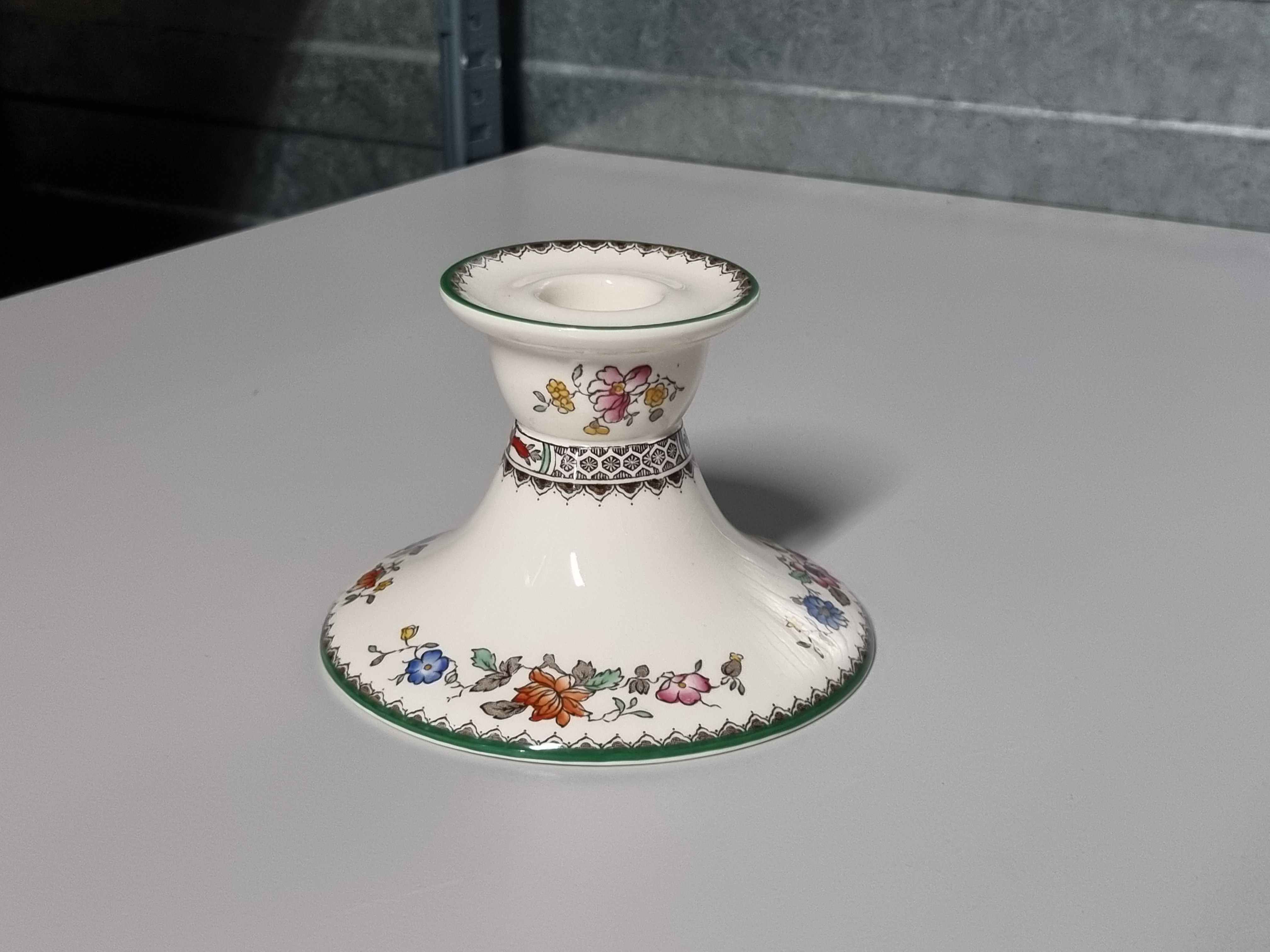 Engels Spode Copeland Chinese Rose kandelaar