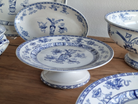 Potiche blauw Societe Ceramique compleet Eetservies 8-pers.