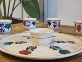 Boerenbont Societe Ceramique 483a Eierdopset met originele zoutvaatje