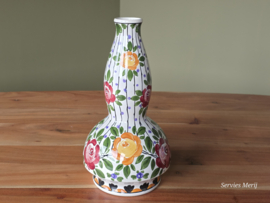 Societe Ceramique Schrijfnamendecor decor Zeist Vaas 28 cm