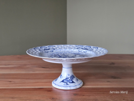 Blue Danube Schaal hoge tazza met ajour rand 26 cm