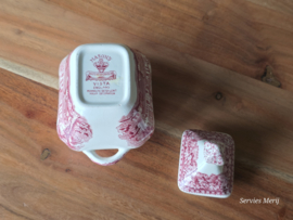 Engels Mason's Vista rood suikerpot