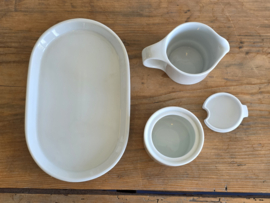 Mosa Maastricht wit roomstel op plateau