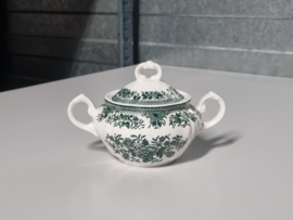 Villeroy en Boch Fasan groen suikerpot klein model