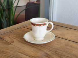 Wedgwood Christmas Time Koffie Kop en schotel