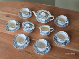 Victoria Groen Societe Ceramique theeservies 6 personen