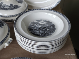Wedgwood Lugano complete dinerset 12 personen