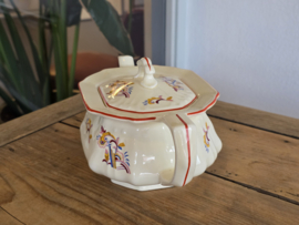 Societe Ceramique  Art Deco print Theestel