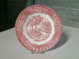 Engels rood British Anchor Memory Lane diep bord 22,5 cm