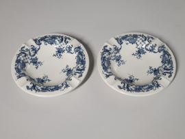 Villeroy en Boch Valeria blauw Set 2x grote Asbak 15 cm