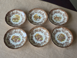 Engels Palissy Game Series set 6x Soepkom met schotel