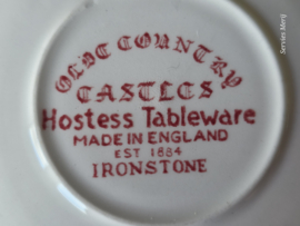 Engels rood British Olde Country Castles Kop en schotel