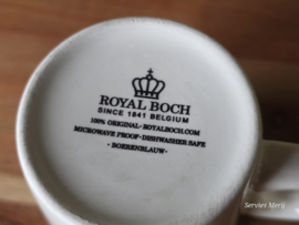 Royal Boch Boerenbont blauw Boerenblauw set 6x mok met oor Roeland 0,2 ltr