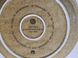 Mosa Maastricht opening clauscentrale 1978 bord 29 cm