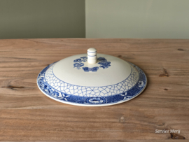 Societe Ceramique Butterflij los deksel voor Dekschaal-Terrine (creme)