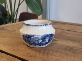 Landschap Blauw Societe Ceramique blauw jampotje zonder deksel