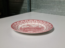 Engels rood Broadhurst Tower of Londen Plat Dinerbord 24 cm