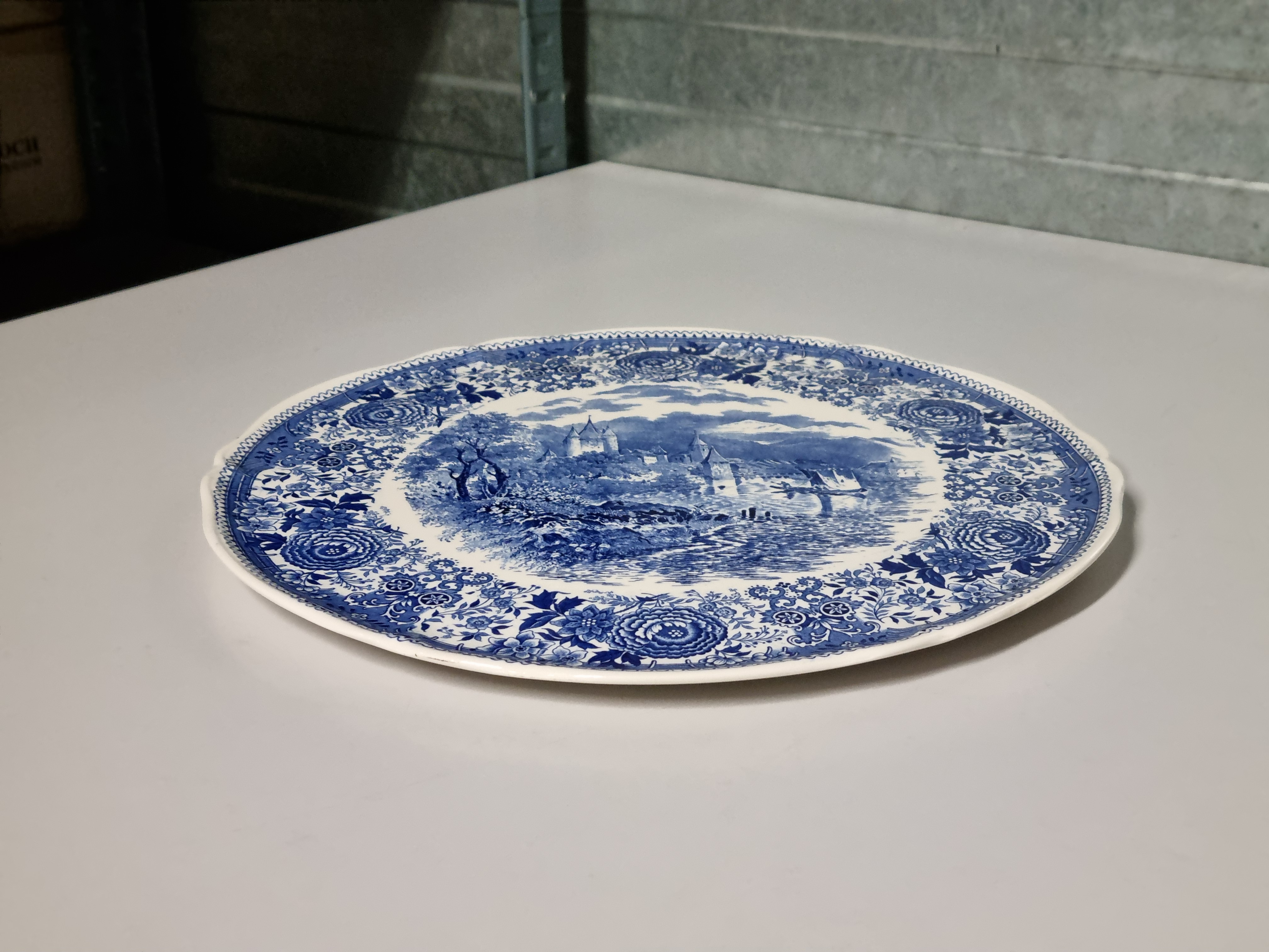 Villeroy en Boch Burgenland blauw Serveerplateau 32 cm