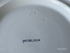 Meibloem Petrus Regout onderbord soepterrine (hoekig model)