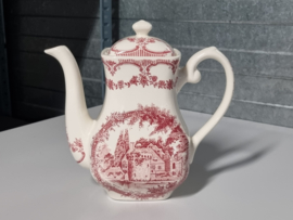 Engels rood Ironstone EIT Ltd England Koffiepot 1,2 liter