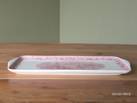 Villeroy en Boch Burgenland rood rechthoekige schaal 38,5 cm