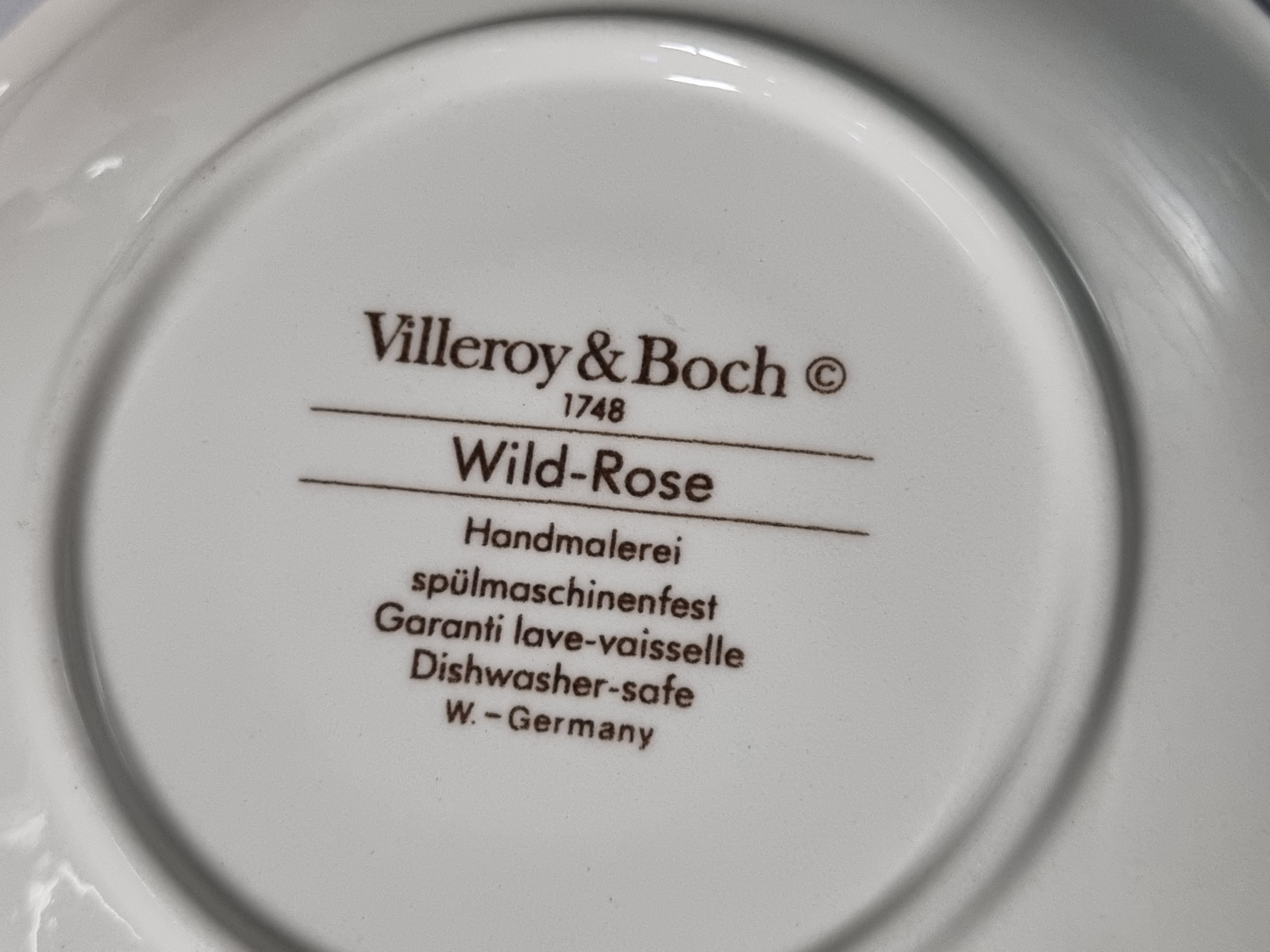 Villeroy en Boch Wild Rose Kop en schotel