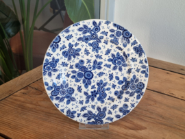 Beatrix Societe Ceramique ontbijtbordje 21,5 cm (creme donkere bloem)