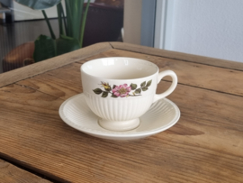 Wedgwood Briar Rose thee Kop en schotel Ø 9 cm.