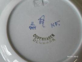 Royal Copenhagen Tranquebar Trankebar set 5x bordje gebaksbordje 15,5 cm