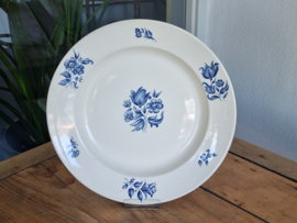 Petrus Regout Bouquet Bleu bord pannenkoekenbord 30 cm