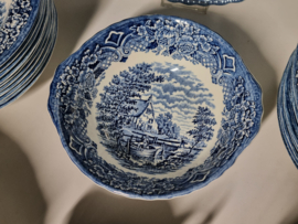 Engels blauw Grindley Homeland serviesset 26 delig
