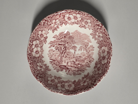 Engels rood Enoch Wedgwood Woodland rond schaaltje 16 cm
