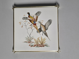 Villeroy en Boch vintage Onderzetter afb. fazant