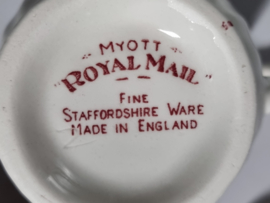 Engels rood Myott Royal Mail Roomstel