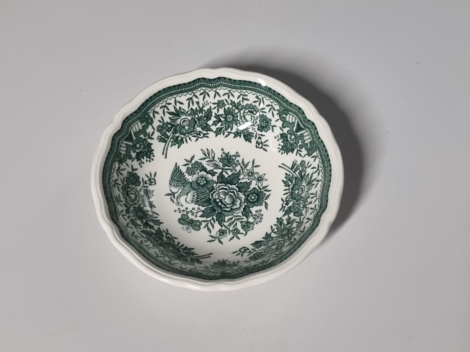 Villeroy en Boch Fasan groen rond schaaltje 15 cm