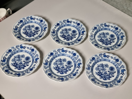 Zwiebelmuster Hutschenreuther set 6x dessertbord ontbijtbord 19,5 cm
