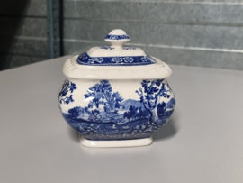 Villeroy en Boch Rusticana blauw grootste model Suikerpot