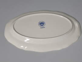 Villeroy en Boch Burgenland blauw Serveerschaal ovaal 33,5 cm