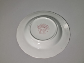 Engels rood English Style diep pasta curry bord 24 cm