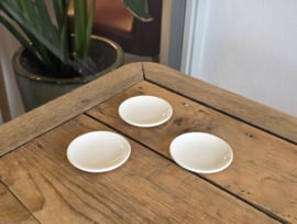 Wedgwood Queen's Ware set 3x Theezakjeslegger 7,5 cm