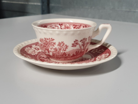 Villeroy en Boch Rusticana rood Thee Kop en schotel