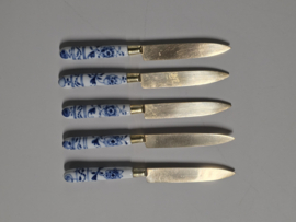 Zwiebelmuster onbekend merk set 5x Mes