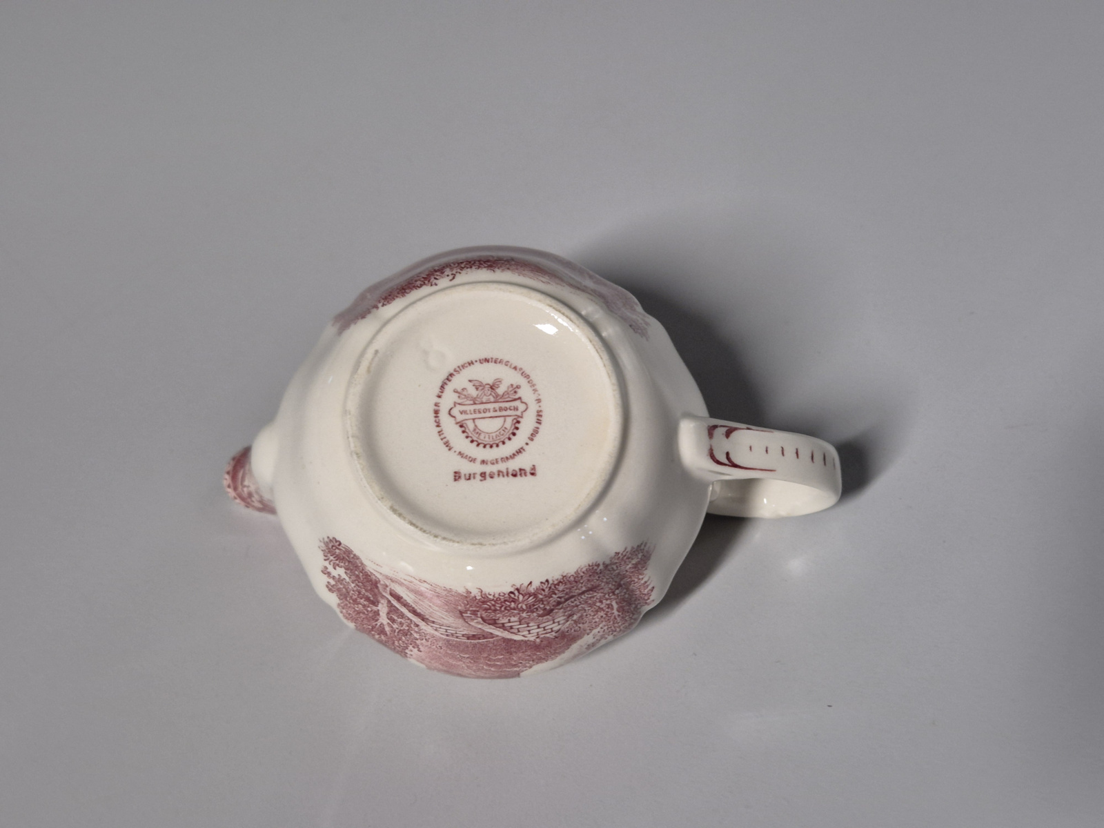 Villeroy en Boch Burgenland rood Roomkannetje (gewoon model)
